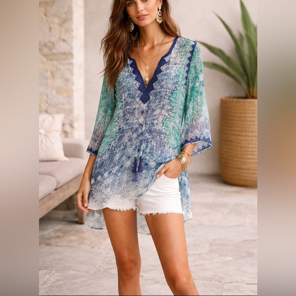 Calypso St. Barth Tops - $295 retail CALYPSO St Barth Swana Tunic Top